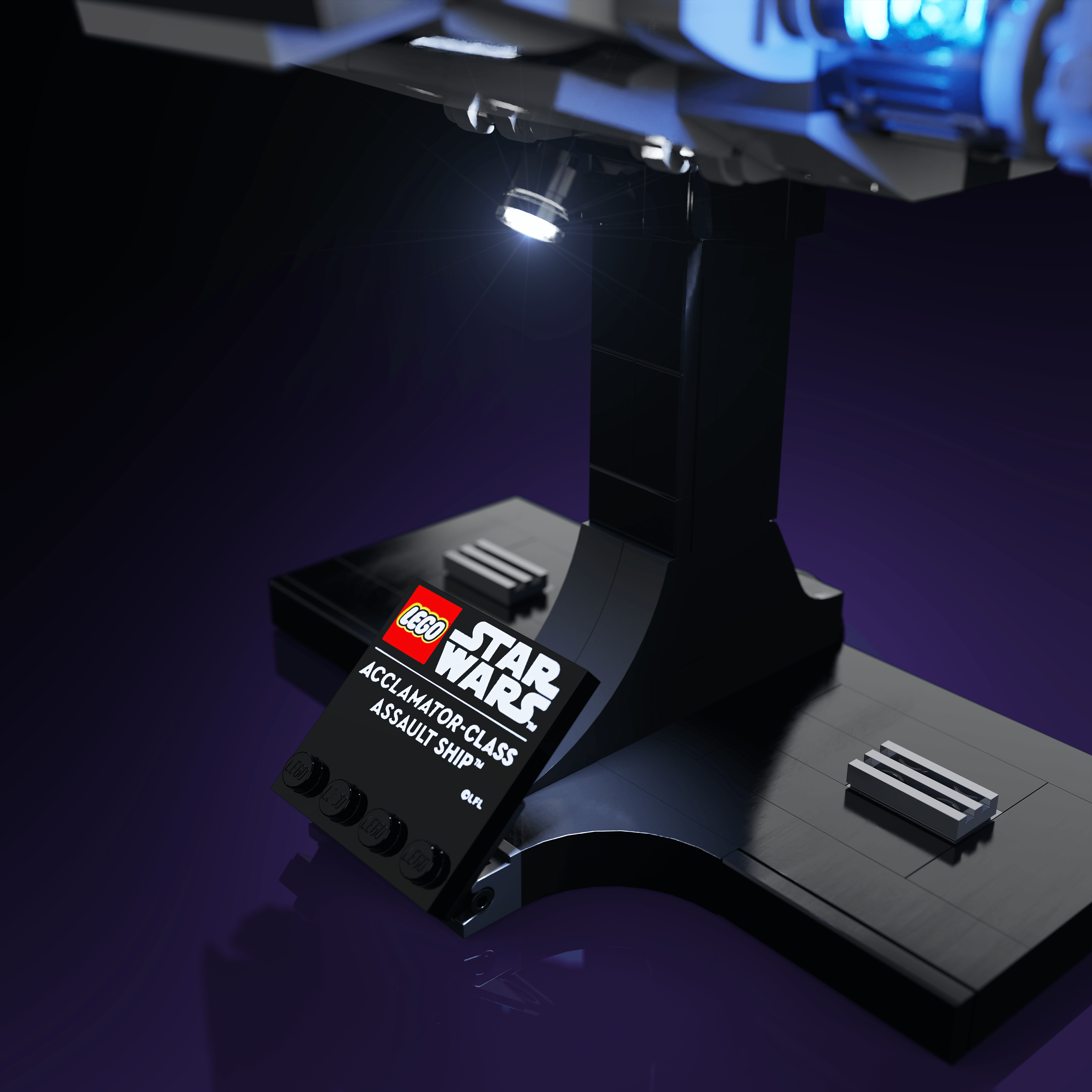 Light Kit for LEGO® Acclamator-Class Assault Ship - 2.0 Light Kit by Extoril