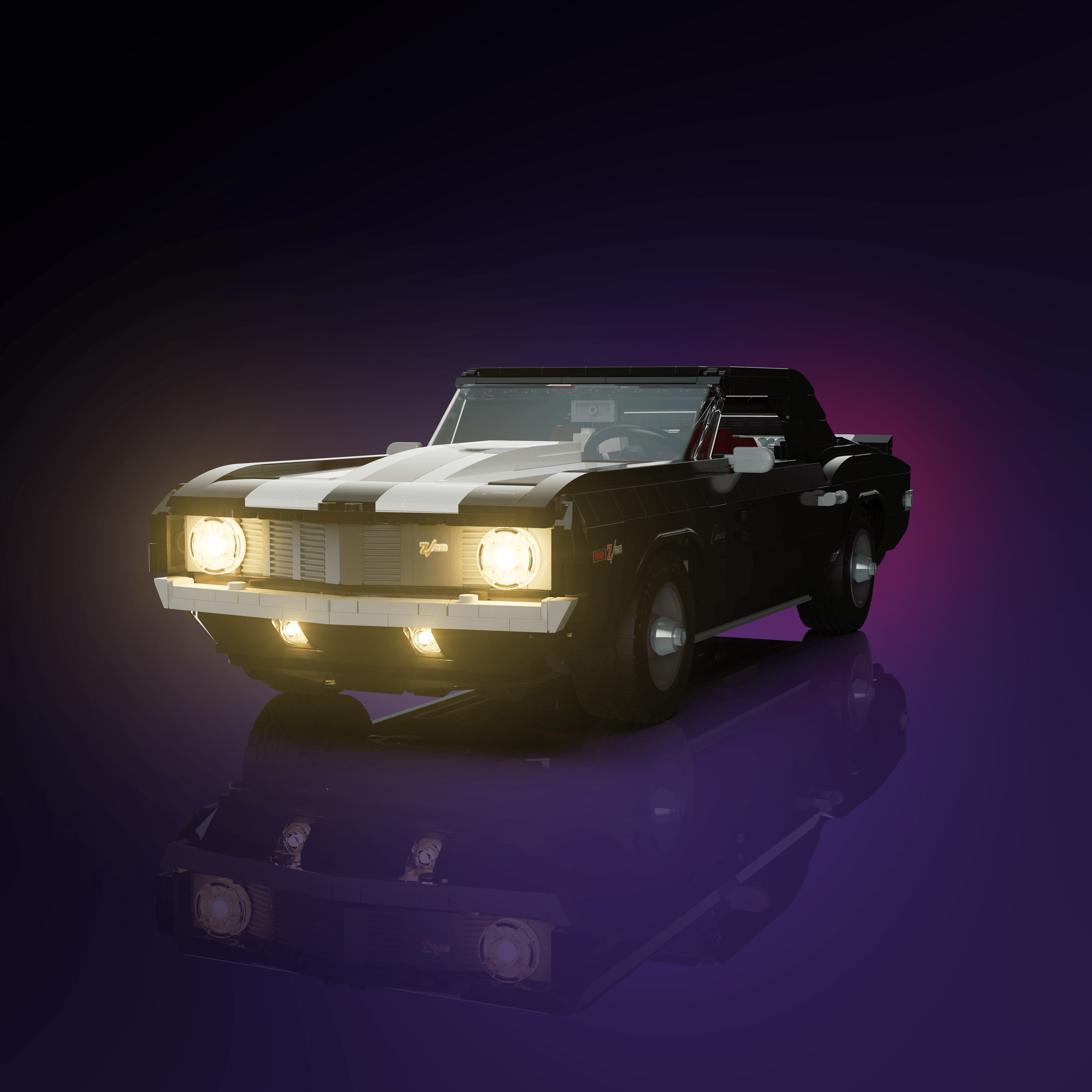 Light Kit for LEGO® Chevrolet Camaro Z28 - 2.0 Light Kit by Extoril