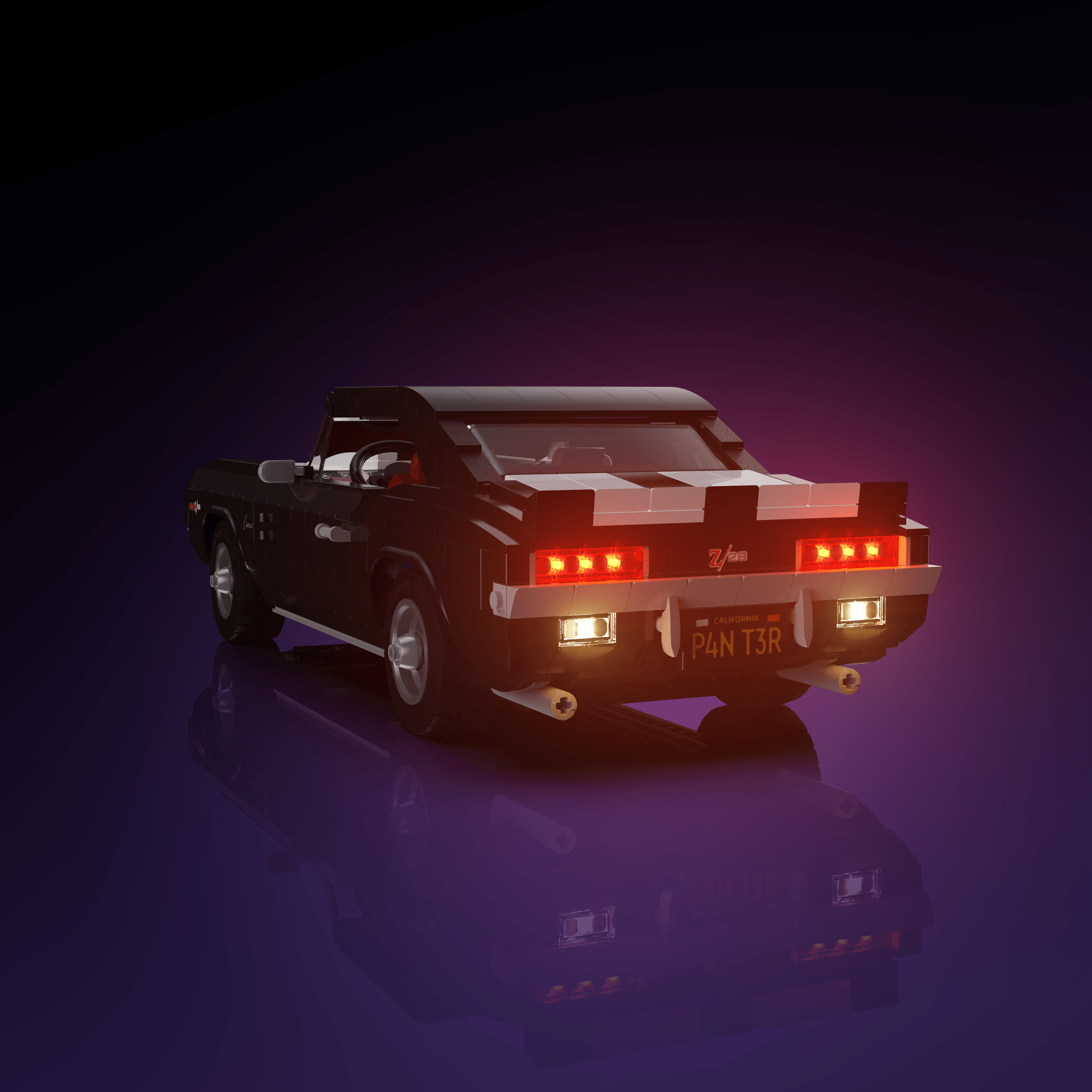 Light Kit for LEGO® Chevrolet Camaro Z28 - 2.0 Light Kit by Extoril