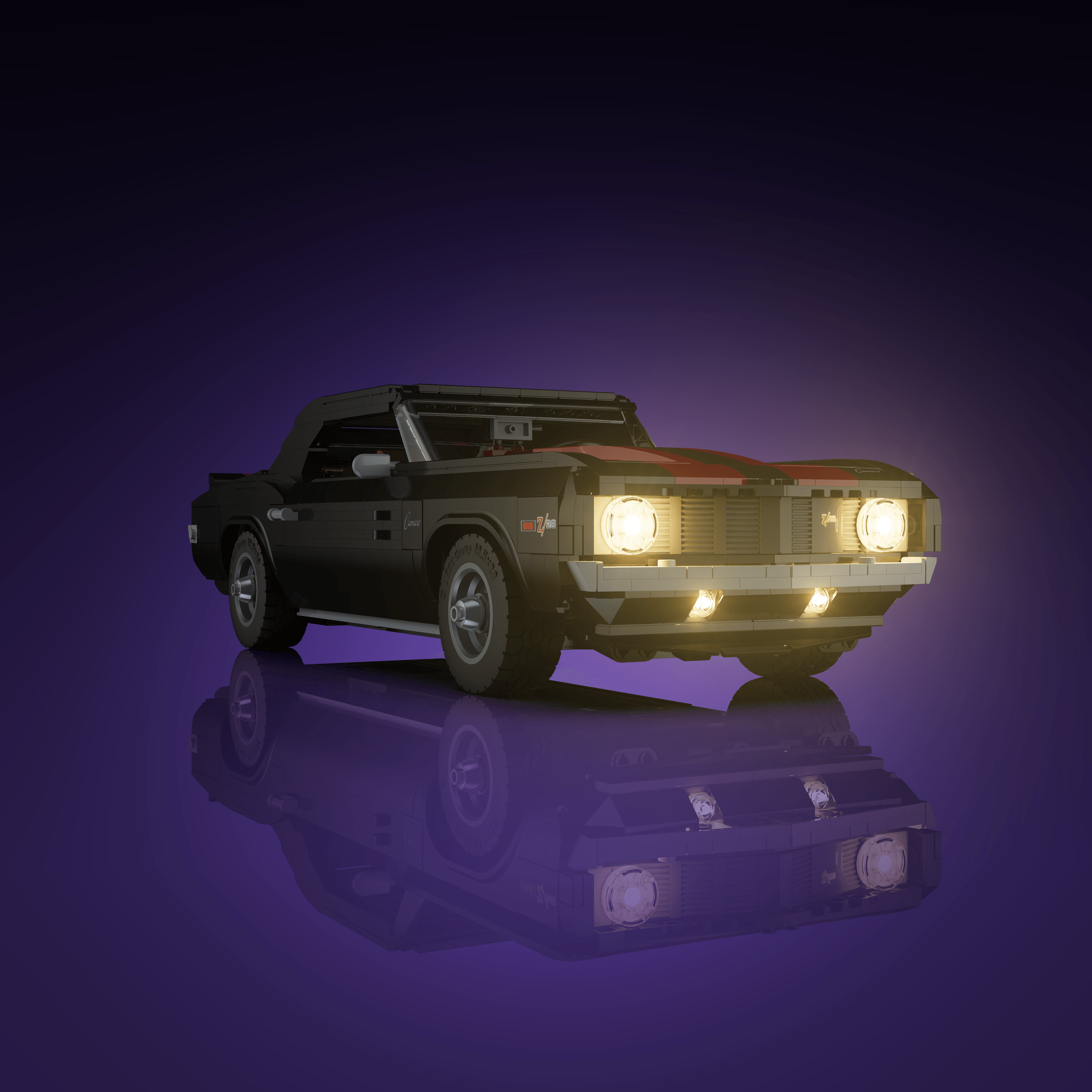Light Kit for LEGO® Chevrolet Camaro Z28 - 2.0 Light Kit by Extoril