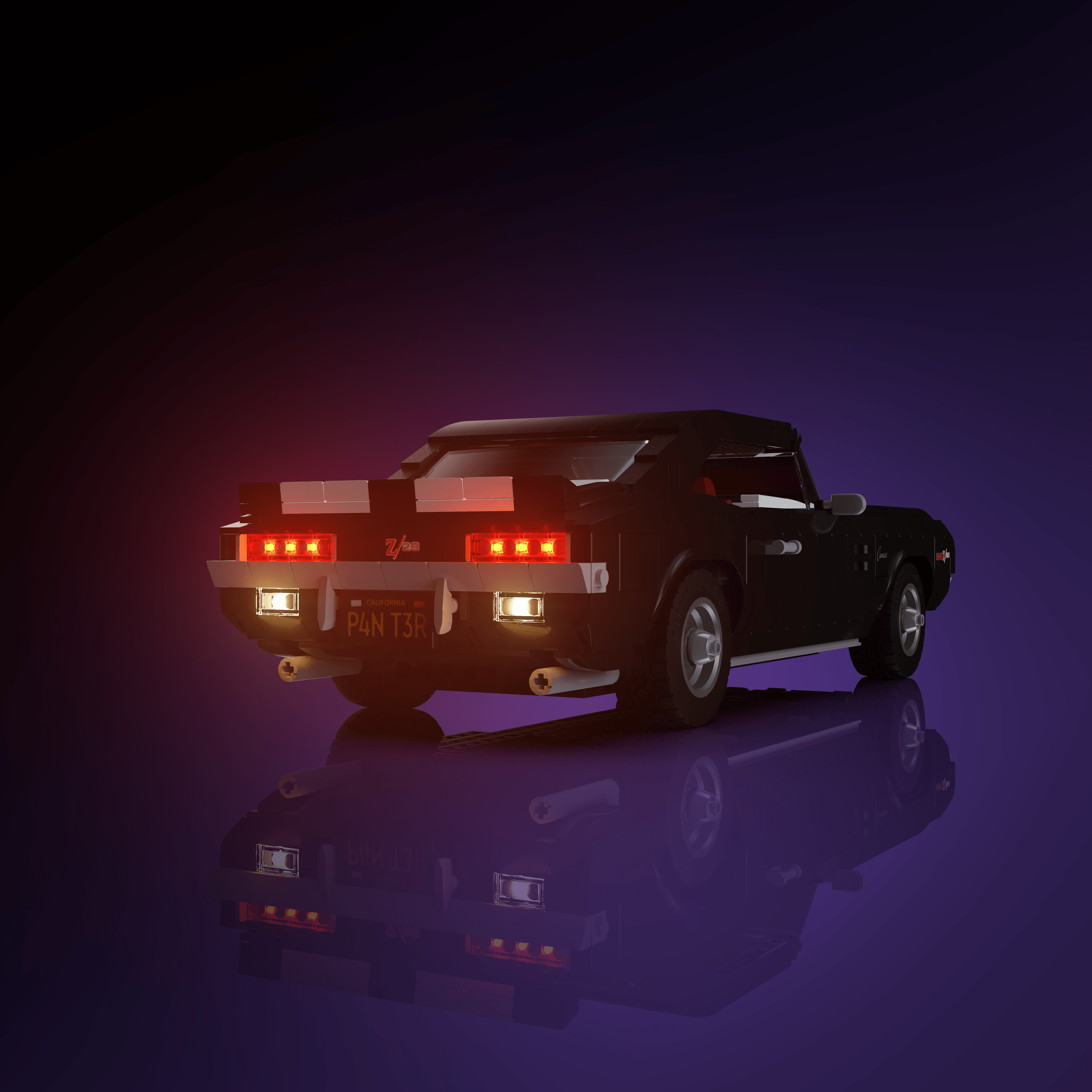 Light Kit for LEGO® Chevrolet Camaro Z28 - 2.0 Light Kit by Extoril