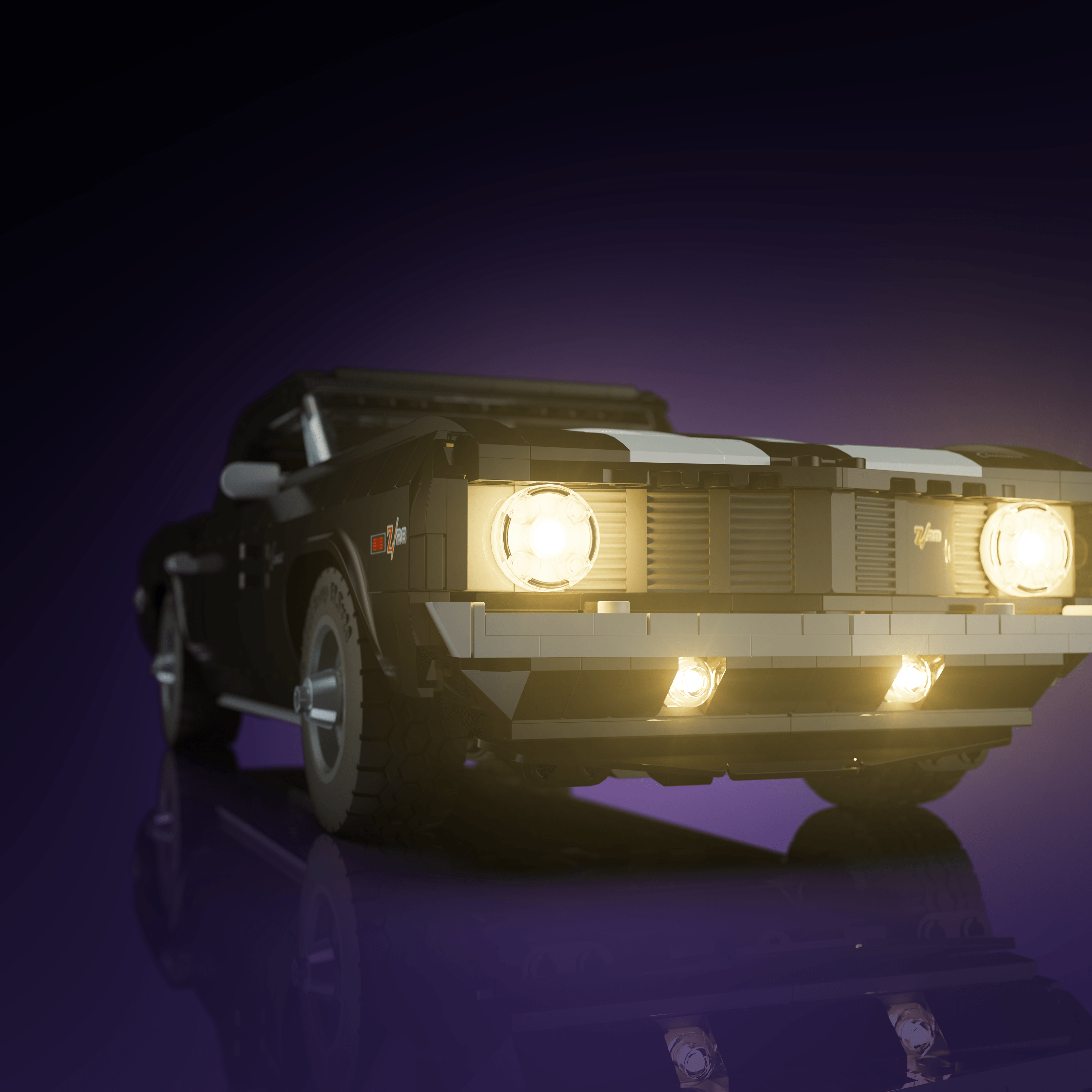 Light Kit for LEGO® Chevrolet Camaro Z28 - 2.0 Light Kit by Extoril