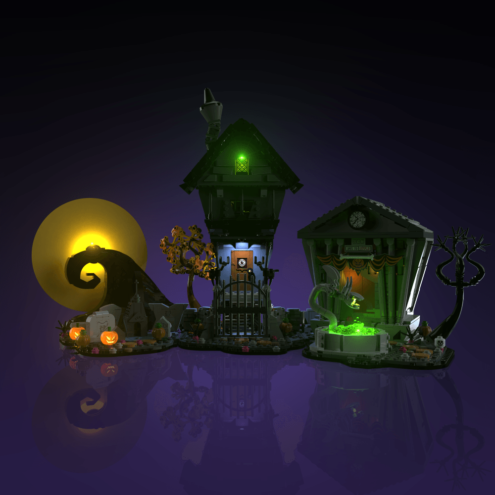 Light Kit for LEGO® Disney Tim Burton The Nightmare Before Christmas - 2.0 Light Kit by Extoril