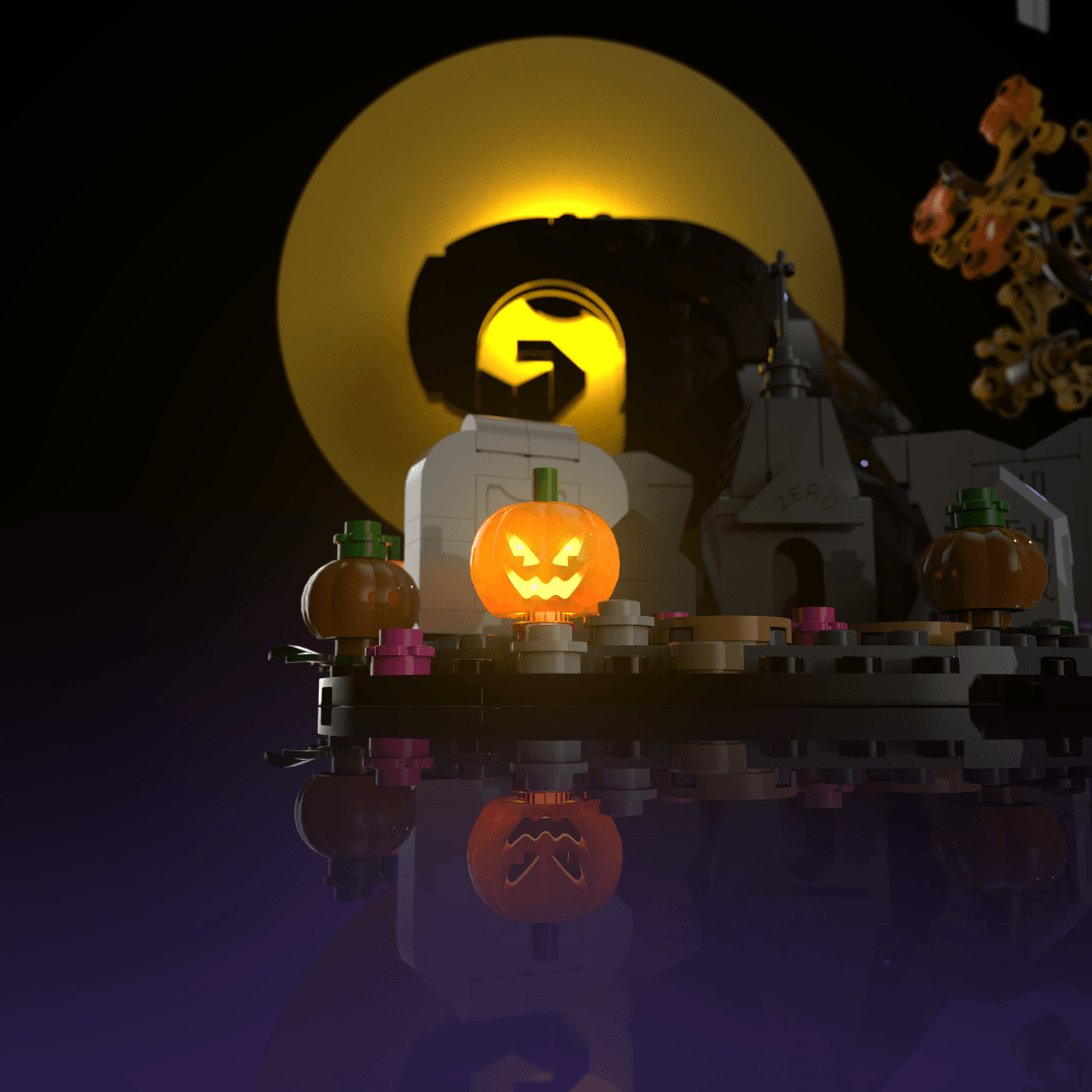 Light Kit for LEGO® Disney Tim Burton The Nightmare Before Christmas - 2.0 Light Kit by Extoril