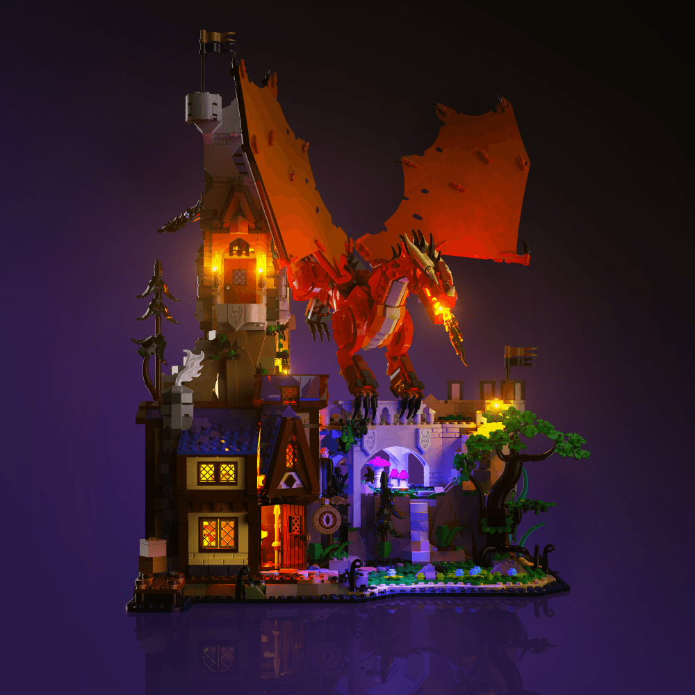 Light Kit for LEGO® Dungeons & Dragons: Red Dragon Tale - 2.0 Light Kit by Extoril
