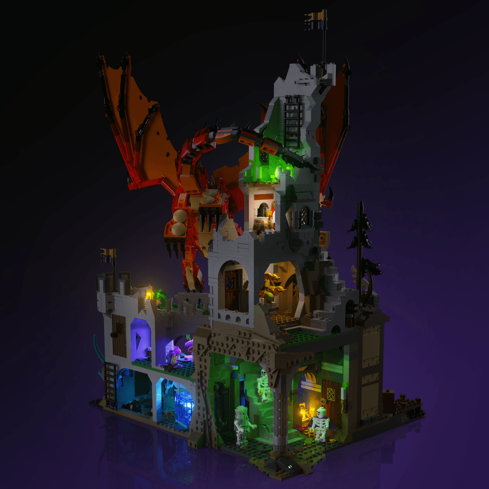Light Kit for LEGO® Dungeons & Dragons: Red Dragon Tale - 2.0 Light Kit by Extoril