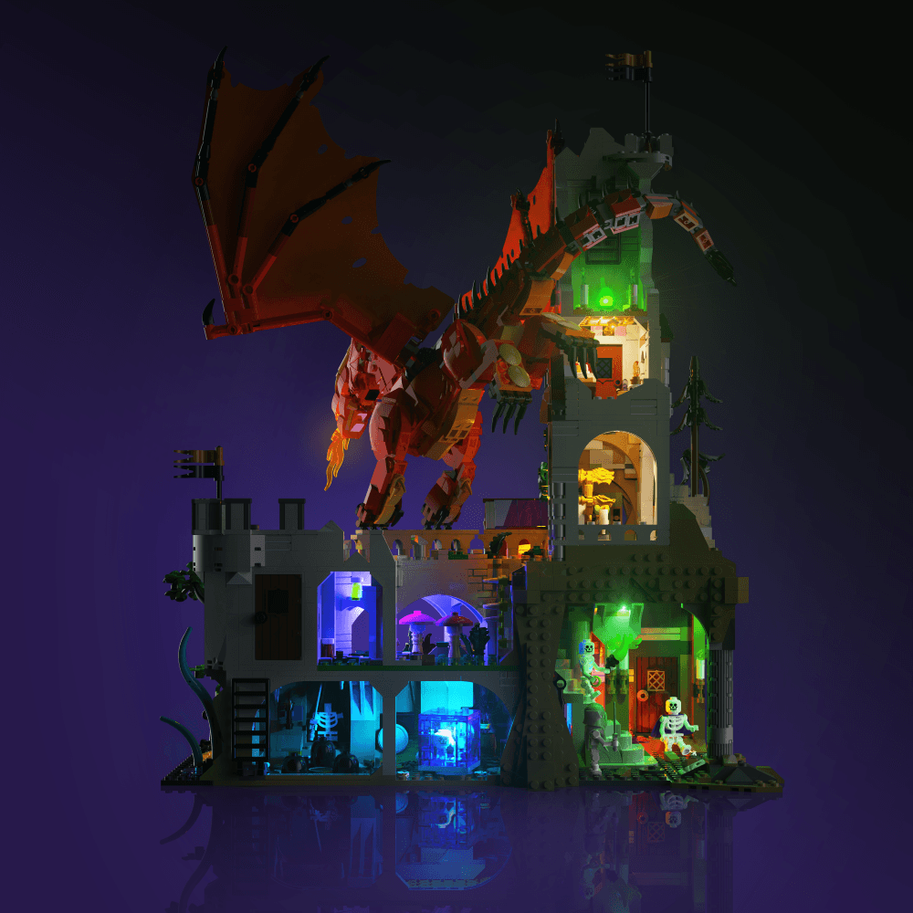 Light Kit for LEGO® Dungeons & Dragons: Red Dragon Tale - 2.0 Light Kit by Extoril