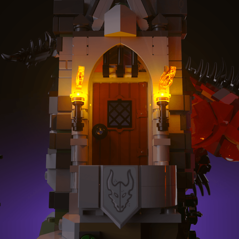 Light Kit for LEGO® Dungeons & Dragons: Red Dragon Tale - 2.0 Light Kit by Extoril