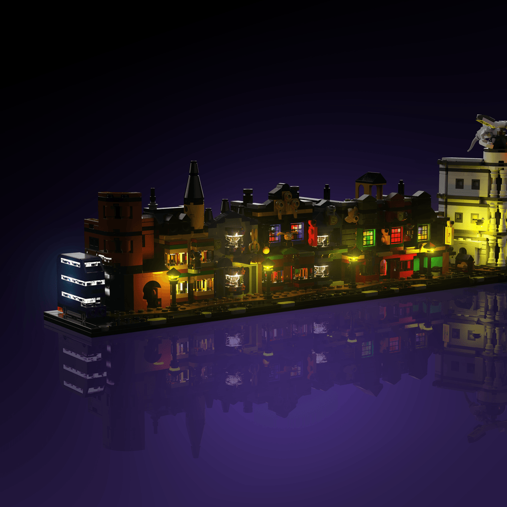 Light Kit for LEGO® Harry Potter Diagon Alley Wizarding Shops - 2.0 Light Kit by Extoril
