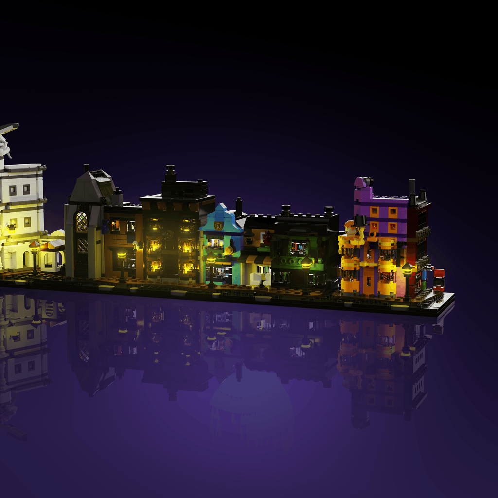 Light Kit for LEGO® Harry Potter Diagon Alley Wizarding Shops - 2.0 Light Kit by Extoril