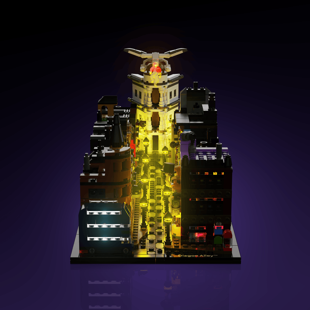 Light Kit for LEGO® Harry Potter Diagon Alley Wizarding Shops - 2.0 Light Kit by Extoril