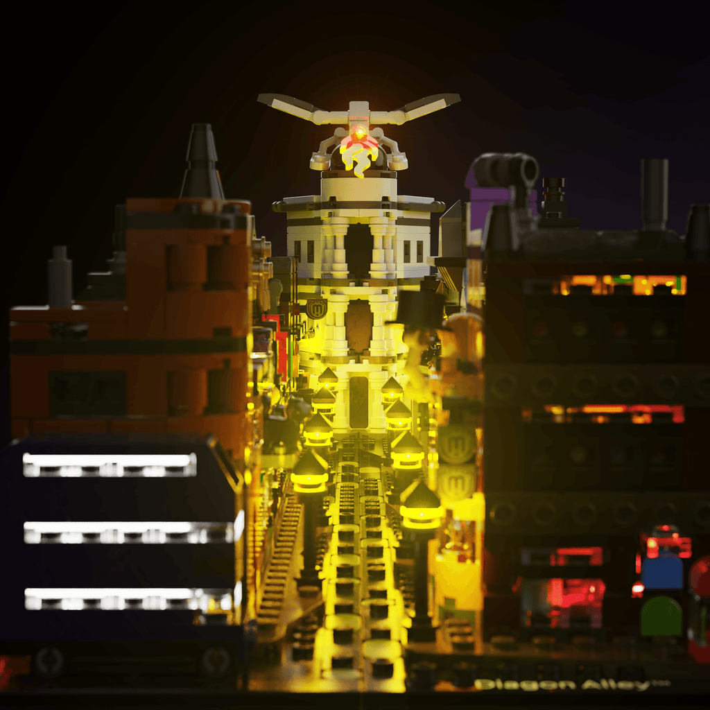 Light Kit for LEGO® Harry Potter Diagon Alley Wizarding Shops - 2.0 Light Kit by Extoril