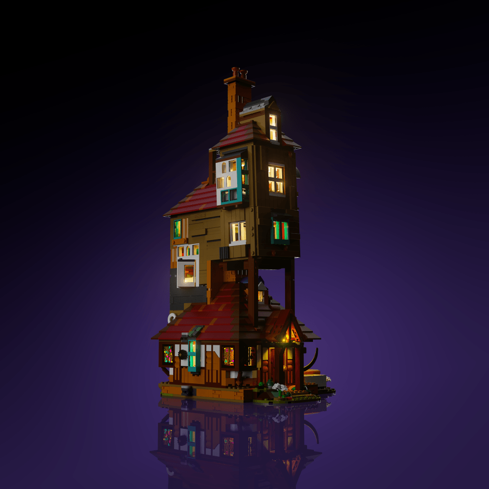 Light Kit for LEGO® Harry Potter The Burrow - Collectors' Edition - 2.0 Light Kit by Extoril