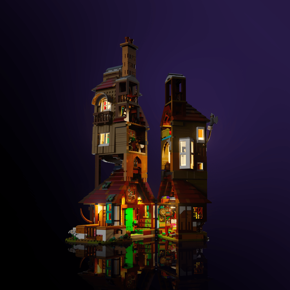 Light Kit for LEGO® Harry Potter The Burrow - Collectors' Edition - 2.0 Light Kit by Extoril