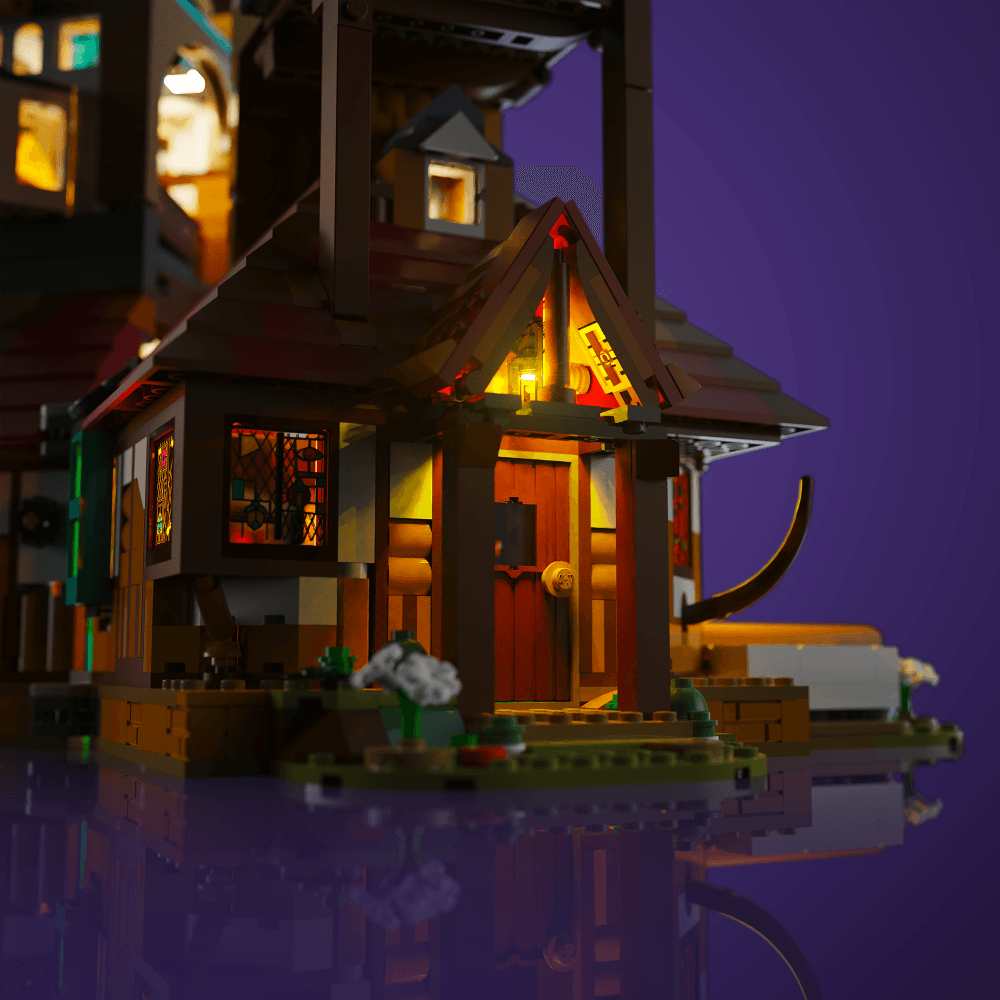 Light Kit for LEGO® Harry Potter The Burrow - Collectors' Edition - 2.0 Light Kit by Extoril