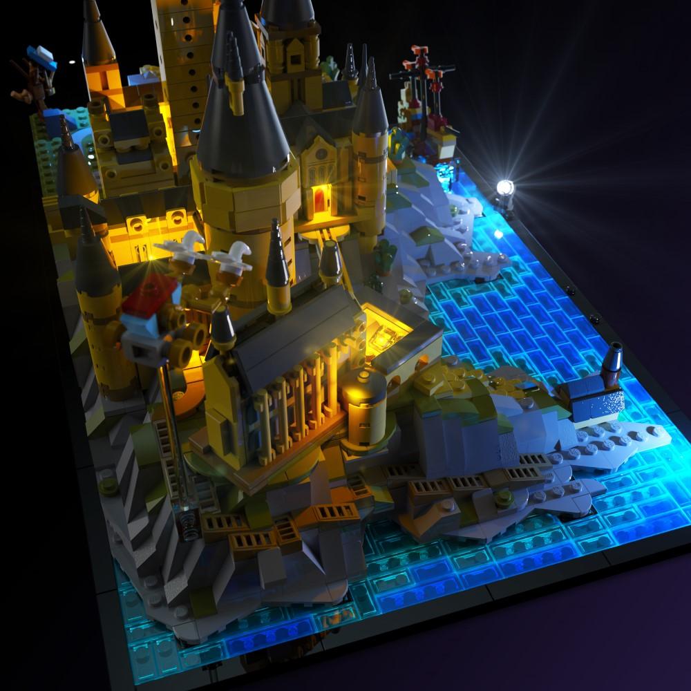 Light Kit for LEGO® Hogwarts Castle & Grounds - 2.0 Light Kit by Extoril
