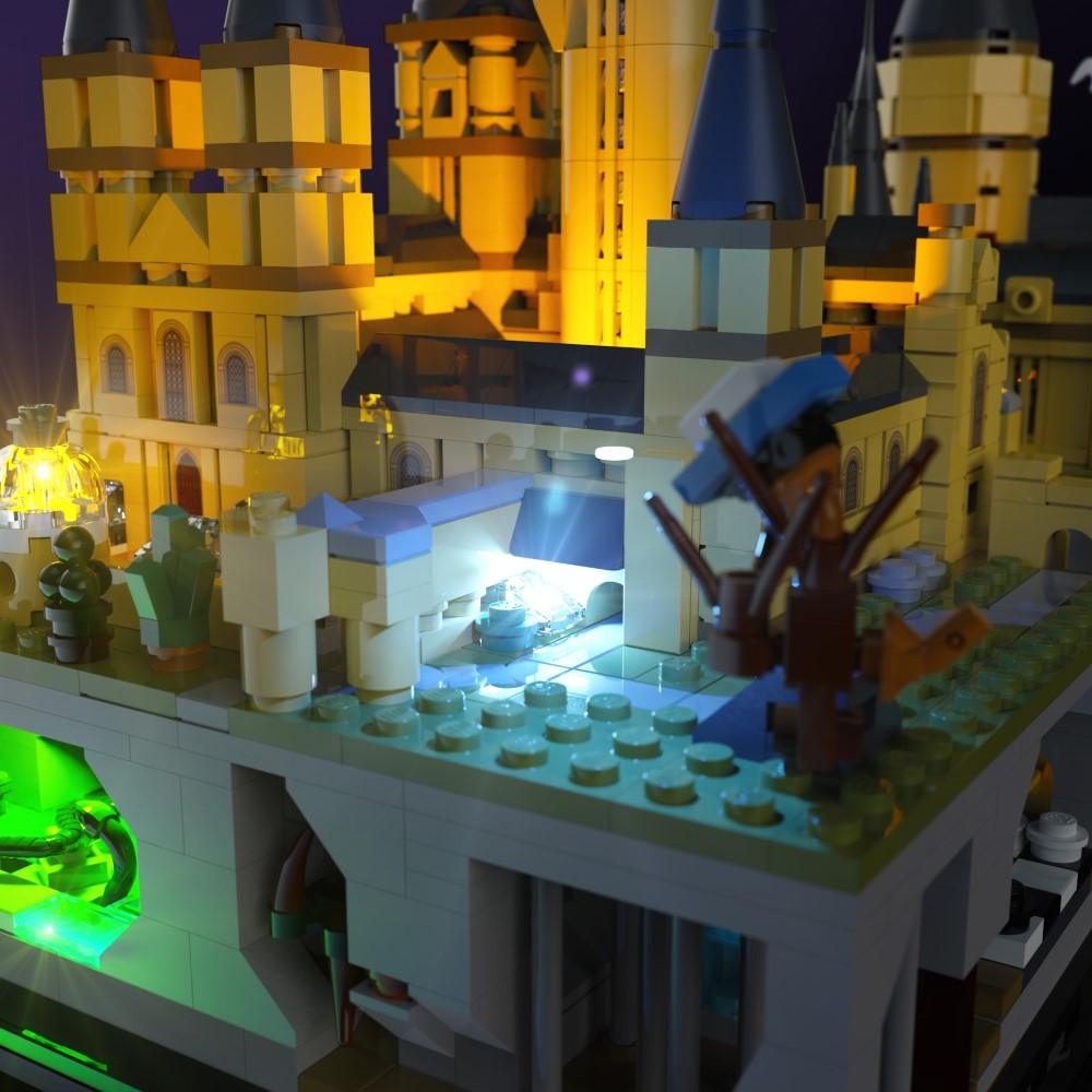 Light Kit for LEGO® Hogwarts Castle & Grounds - 2.0 Light Kit by Extoril
