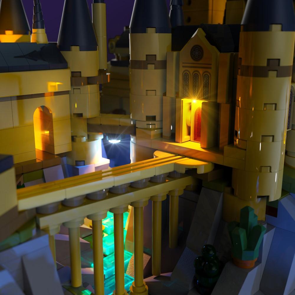 Light Kit for LEGO® Hogwarts Castle & Grounds - 2.0 Light Kit by Extoril