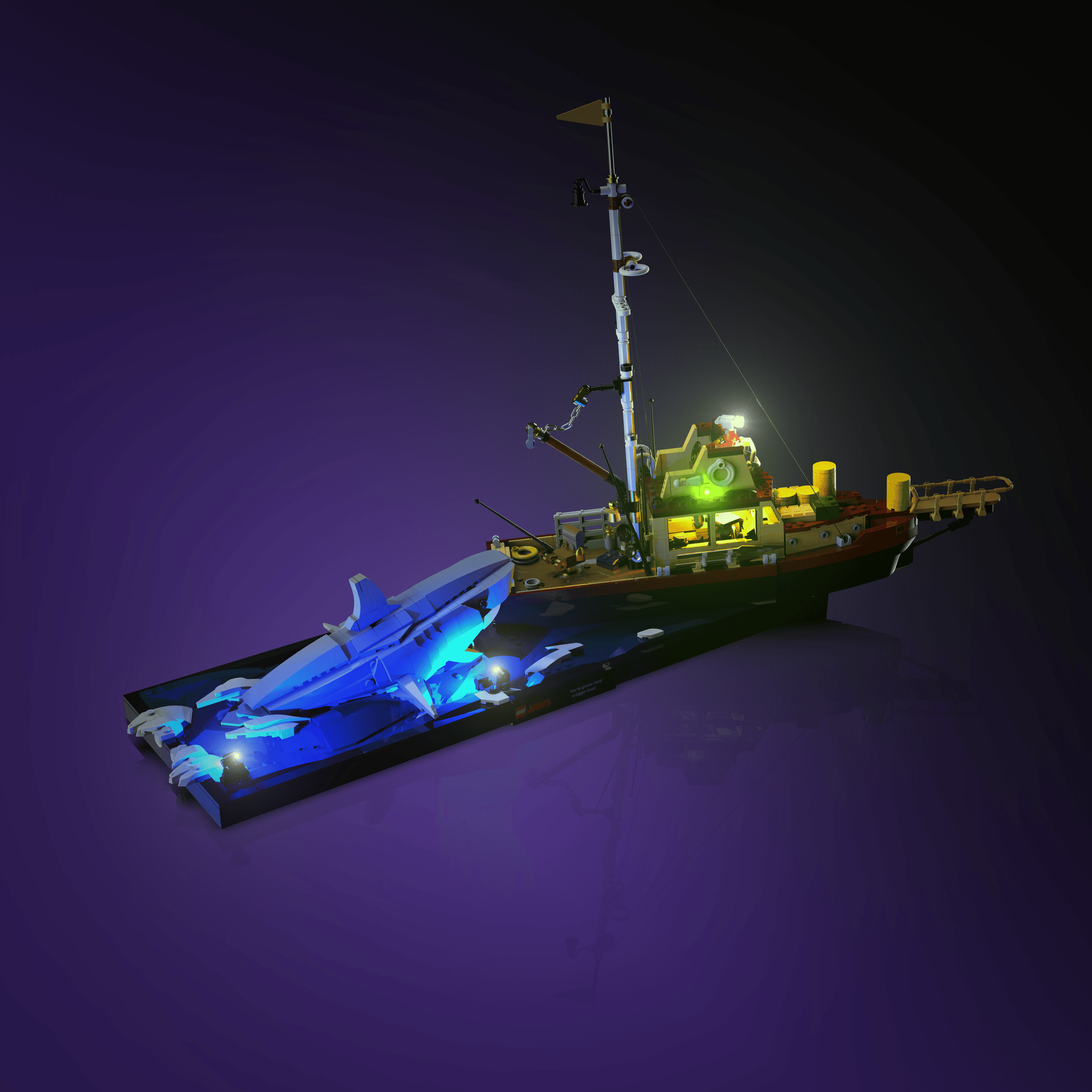 Light Kit for LEGO® Jaws - 2.0 Light Kit by Extoril