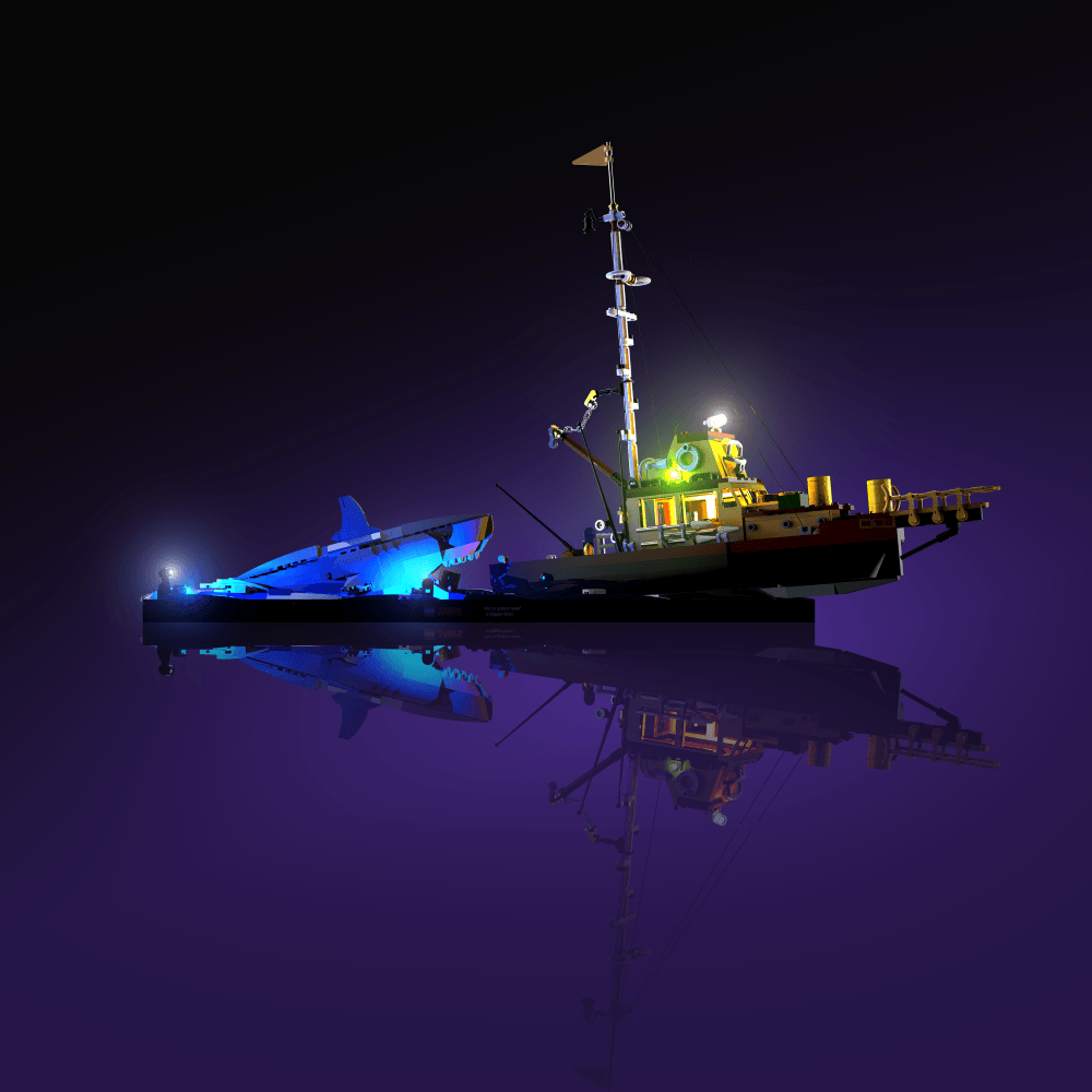 Light Kit for LEGO® Jaws - 2.0 Light Kit by Extoril
