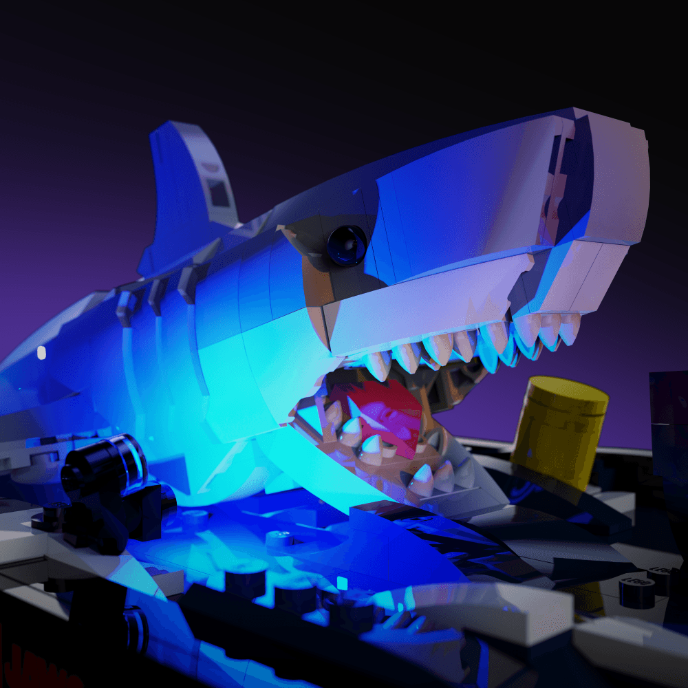 Light Kit for LEGO® Jaws - 2.0 Light Kit by Extoril