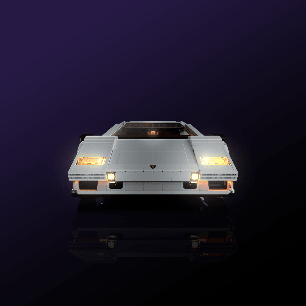 Light Kit for LEGO® Lamborghini Countach 5000 Quattrovalvole - 2.0 Light Kit by Extoril