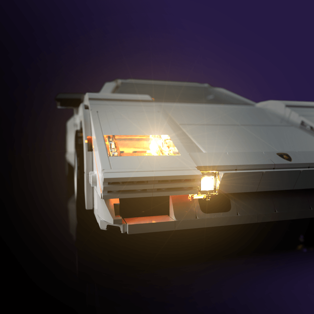Light Kit for LEGO® Lamborghini Countach 5000 Quattrovalvole - 2.0 Light Kit by Extoril