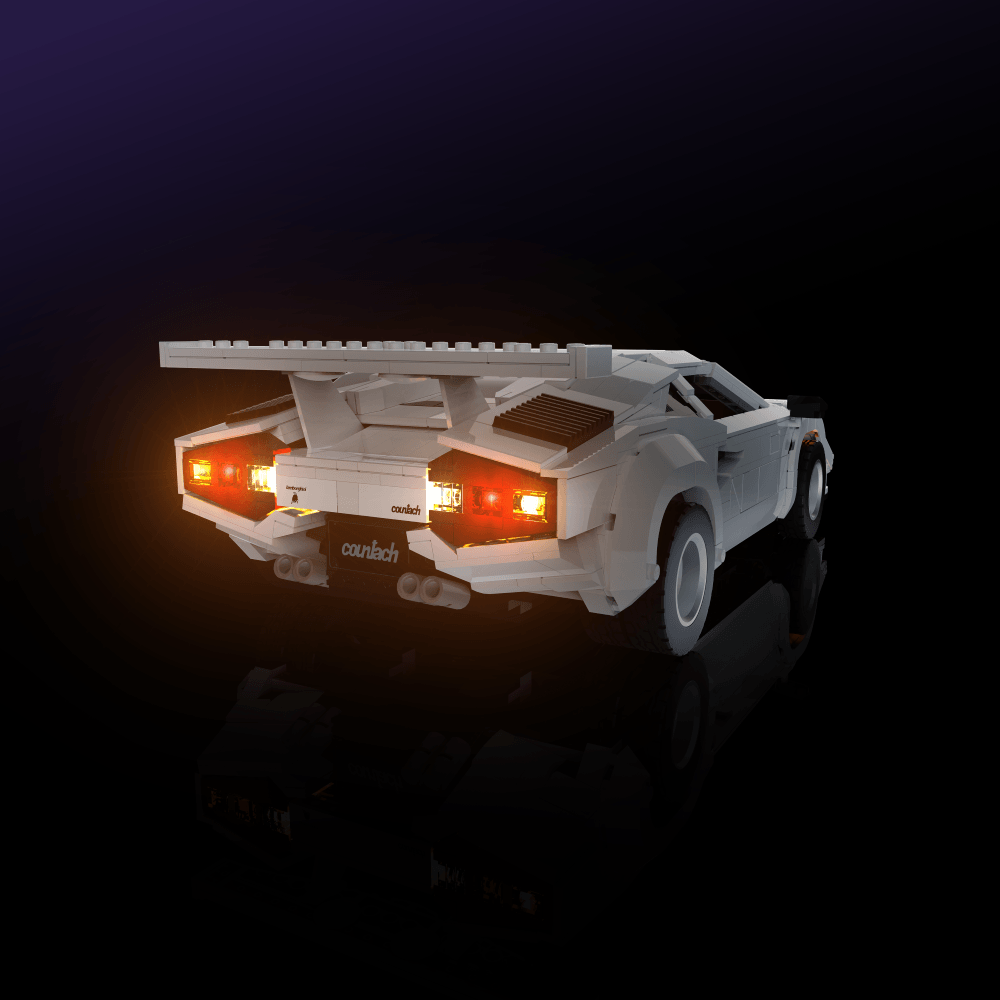 Light Kit for LEGO® Lamborghini Countach 5000 Quattrovalvole - 2.0 Light Kit by Extoril