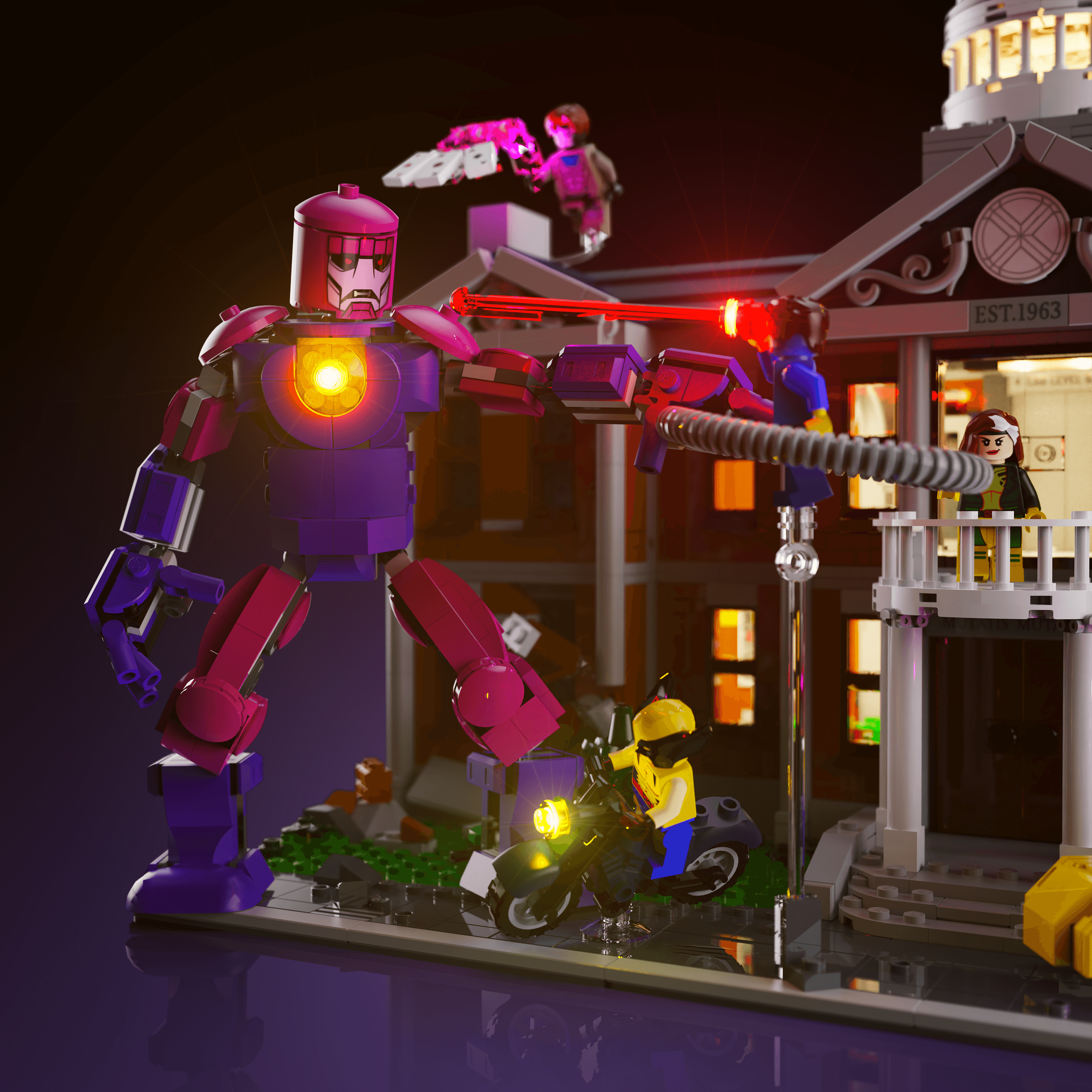 Light Kit for LEGO® Marvel X-Men: The Mansion - 2.0 Light Kit by Extoril