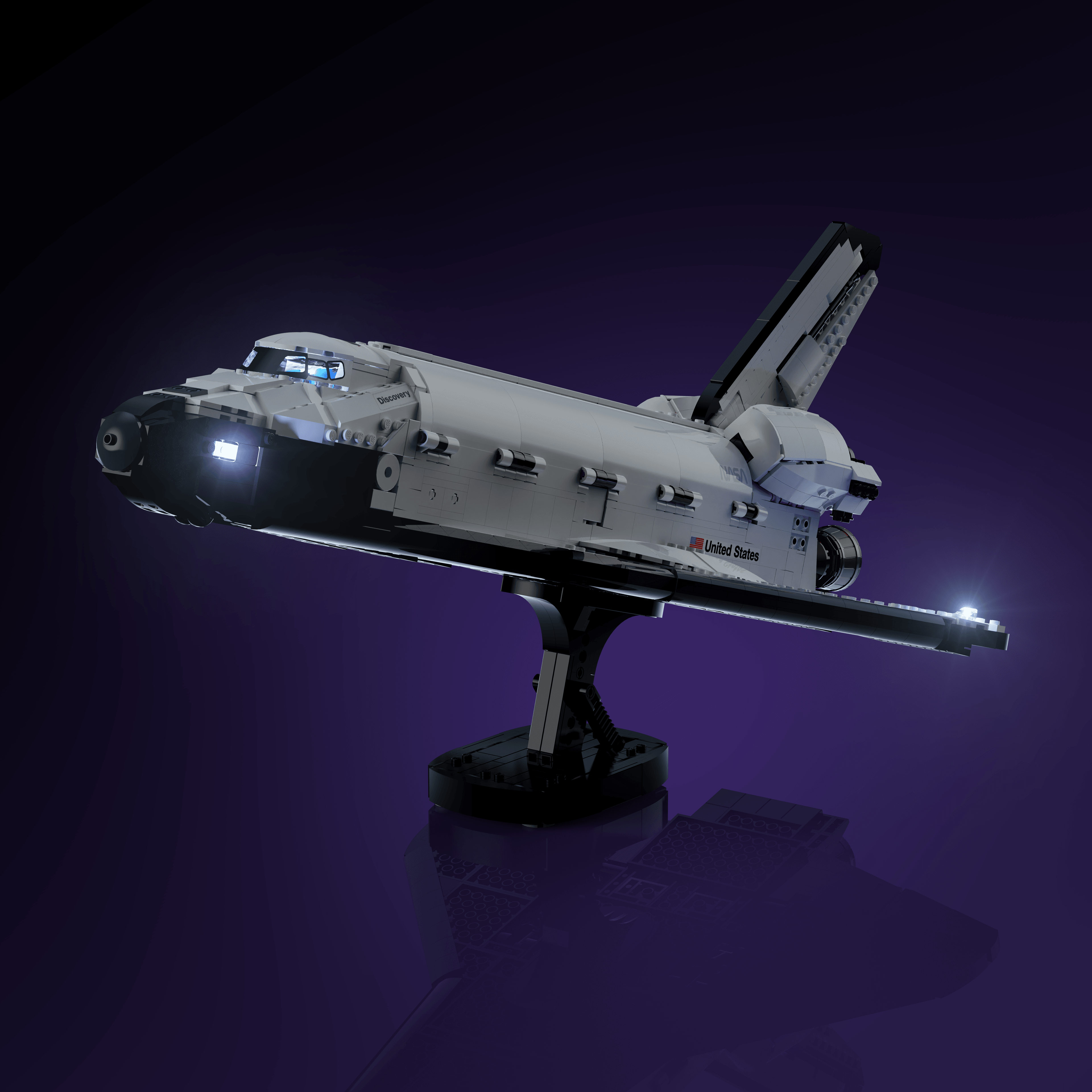 Light Kit for LEGO® NASA Space Shuttle Discovery - 2.0 Light Kit by Extoril