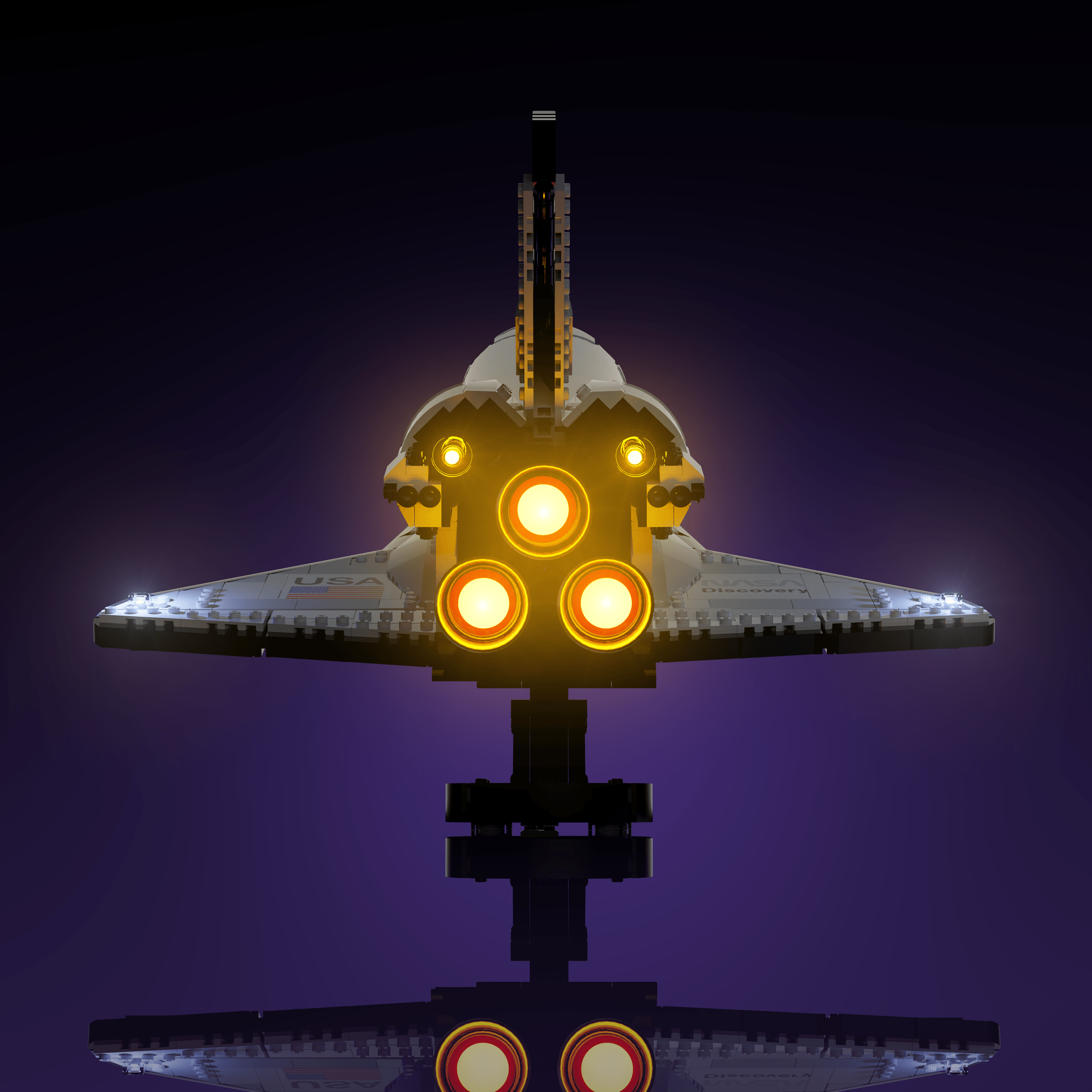 Light Kit for LEGO® NASA Space Shuttle Discovery - 2.0 Light Kit by Extoril