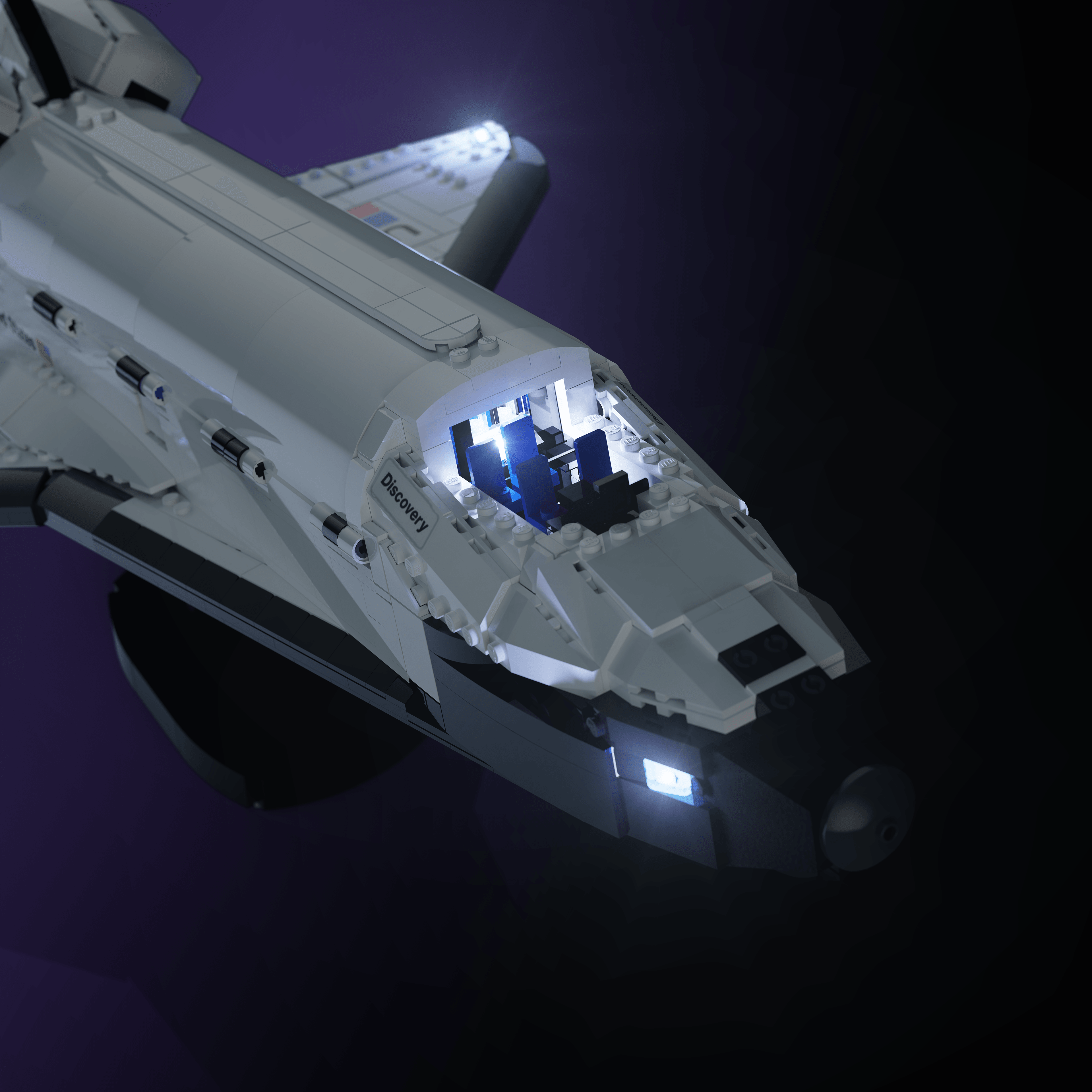 Light Kit for LEGO® NASA Space Shuttle Discovery - 2.0 Light Kit by Extoril