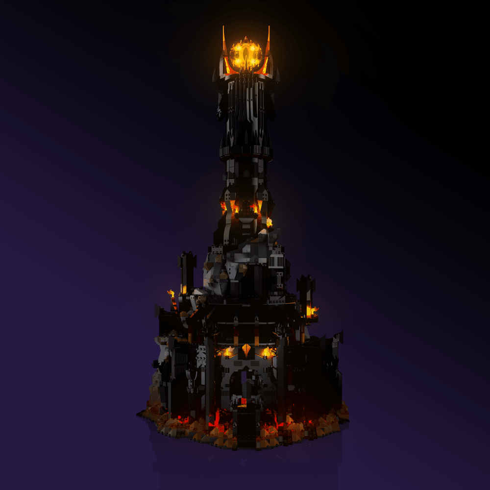 Light Kit for LEGO® The Lord of the Rings: Barad-dur - 2.0 Light Kit by Extoril