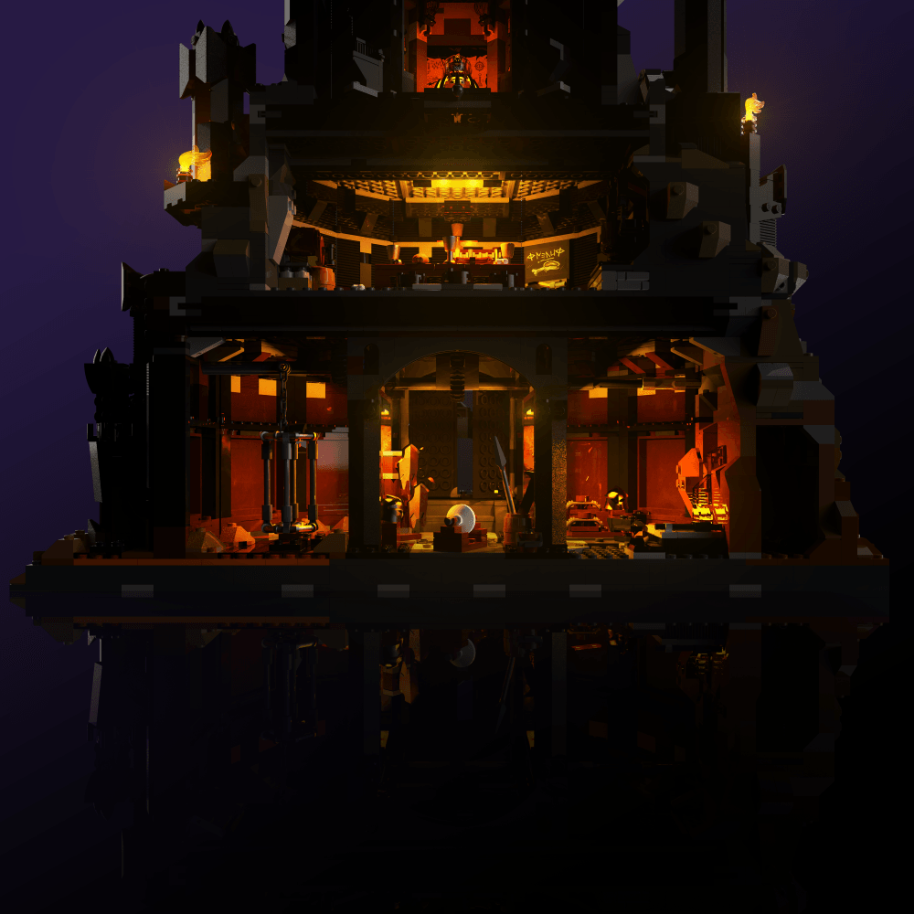 Light Kit for LEGO® The Lord of the Rings: Barad-dur - 2.0 Light Kit by Extoril