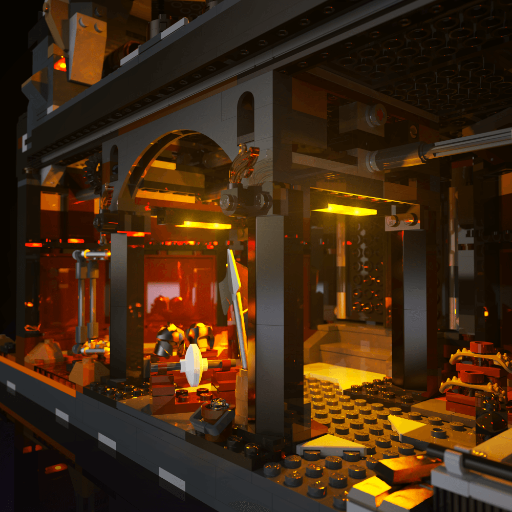 Light Kit for LEGO® The Lord of the Rings: Barad-dur - 2.0 Light Kit by Extoril