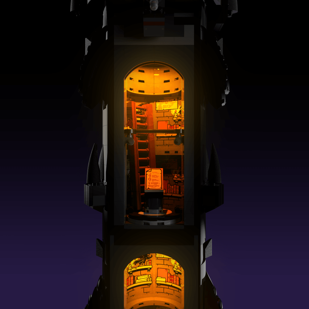 Light Kit for LEGO® The Lord of the Rings: Barad-dur - 2.0 Light Kit by Extoril