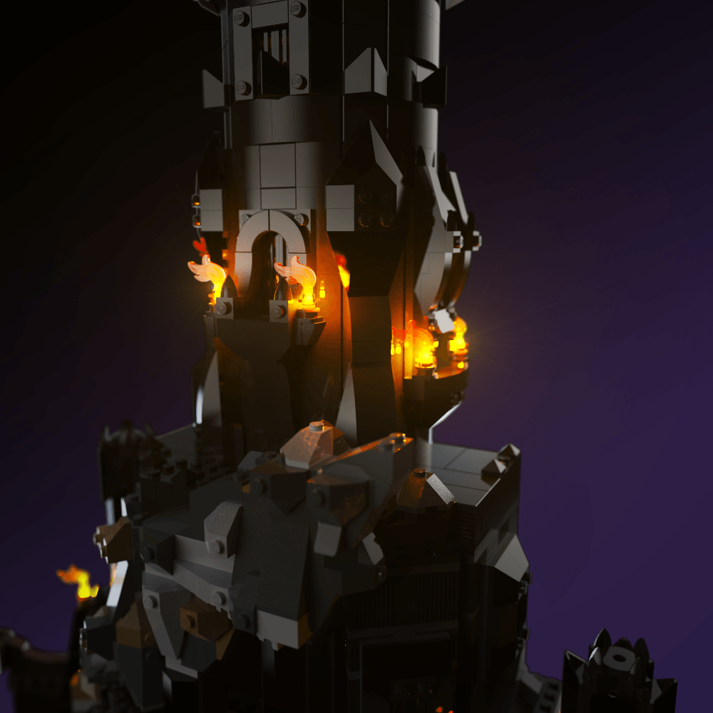 Light Kit for LEGO® The Lord of the Rings: Barad-dur - 2.0 Light Kit by Extoril