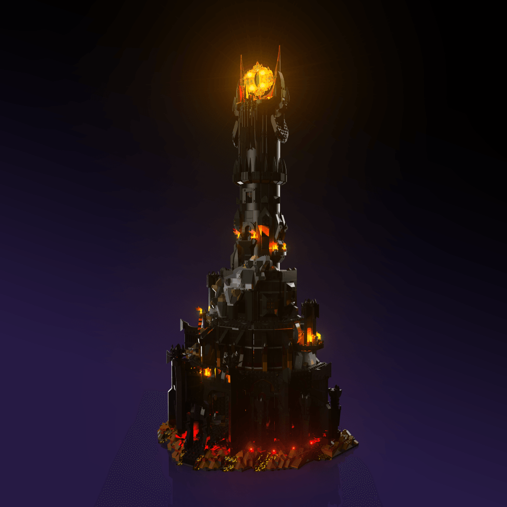 Light Kit for LEGO® The Lord of the Rings: Barad-dur - 2.0 Light Kit by Extoril