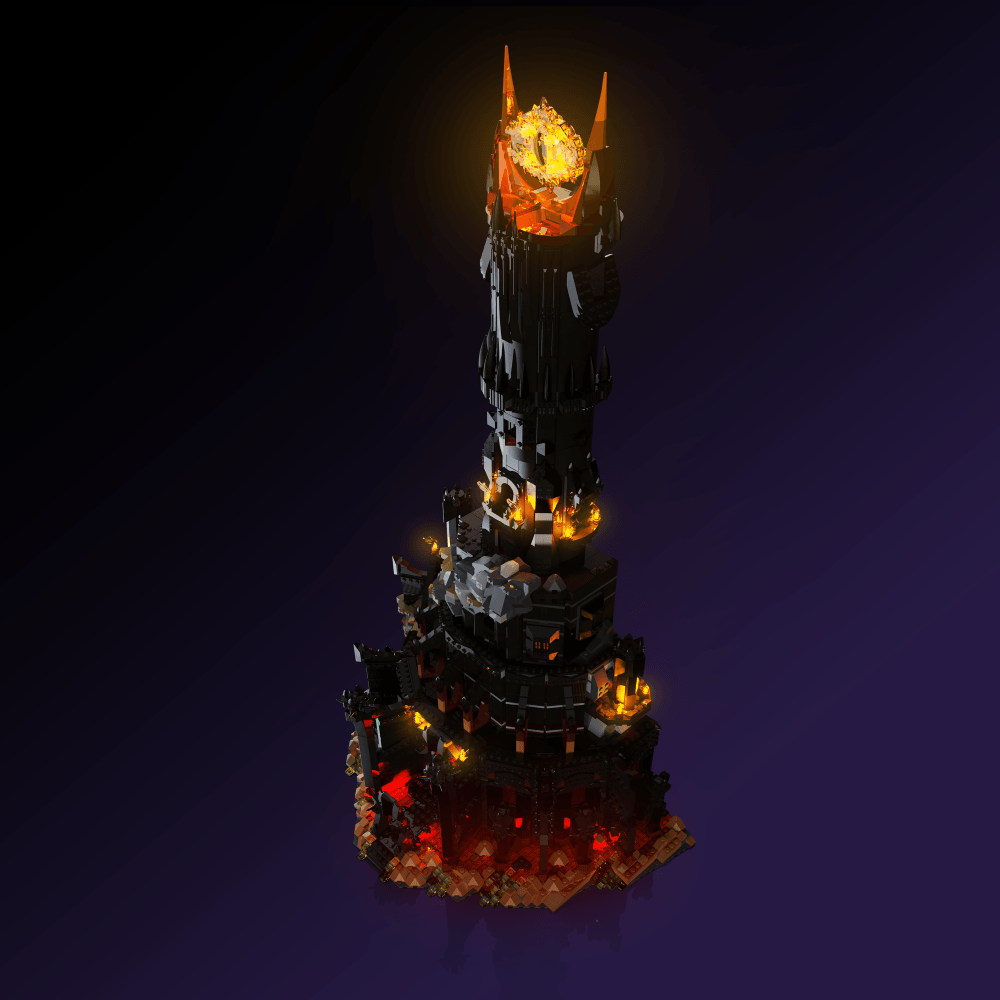 Light Kit for LEGO® The Lord of the Rings: Barad-dur - 2.0 Light Kit by Extoril