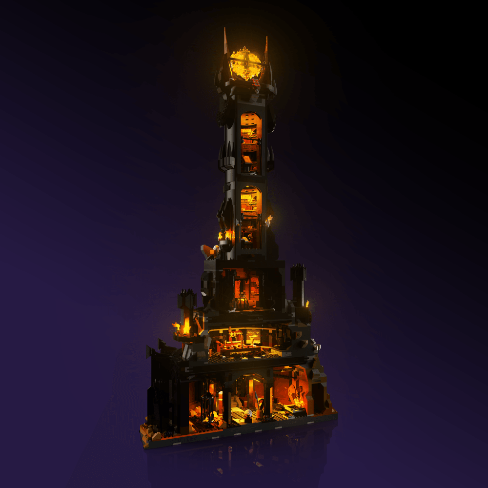 Light Kit for LEGO® The Lord of the Rings: Barad-dur - 2.0 Light Kit by Extoril