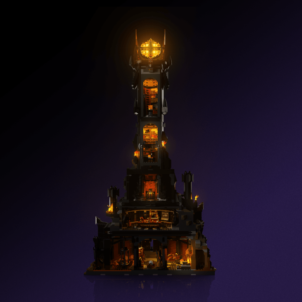 Light Kit for LEGO® The Lord of the Rings: Barad-dur - 2.0 Light Kit by Extoril