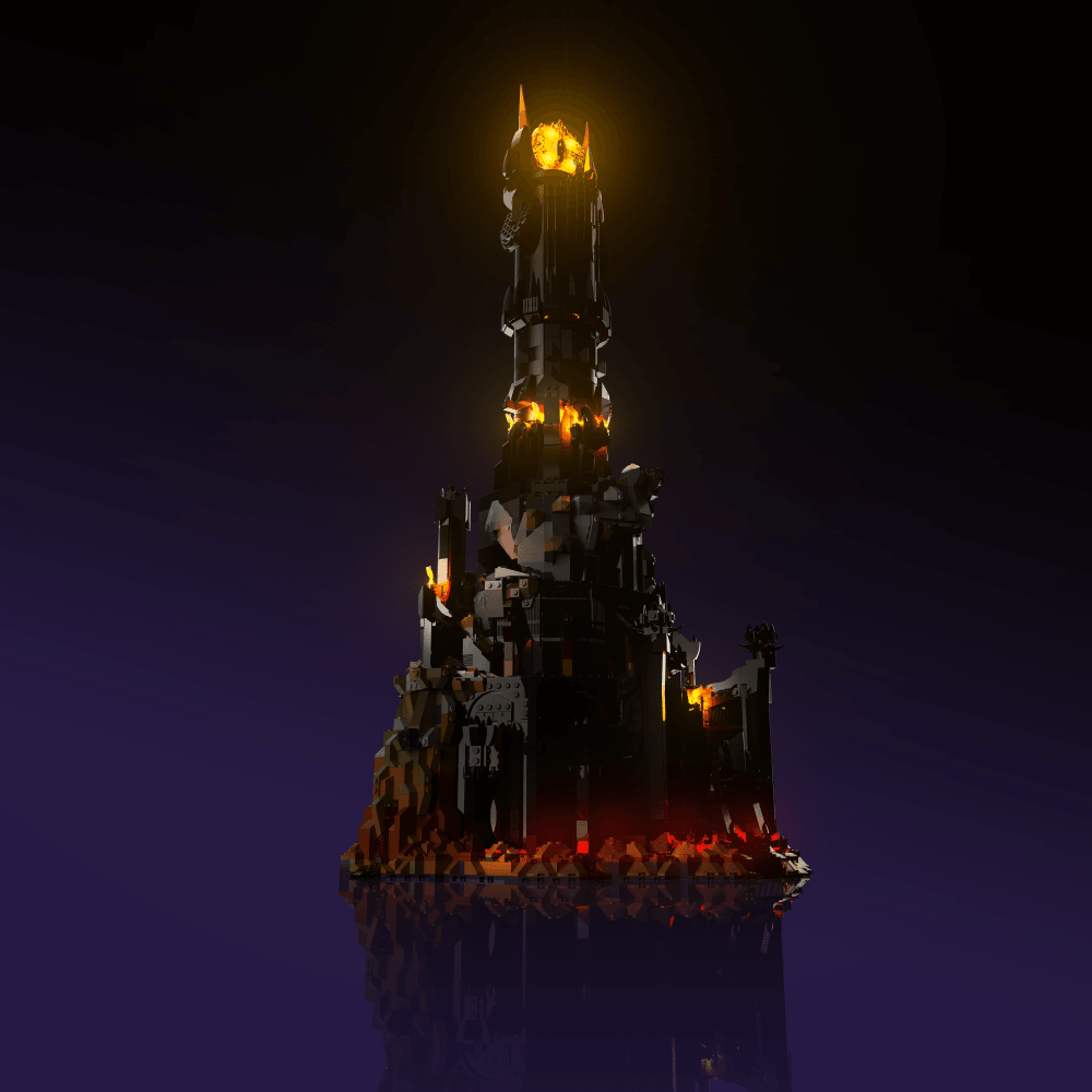 Light Kit for LEGO® The Lord of the Rings: Barad-dur - 2.0 Light Kit by Extoril
