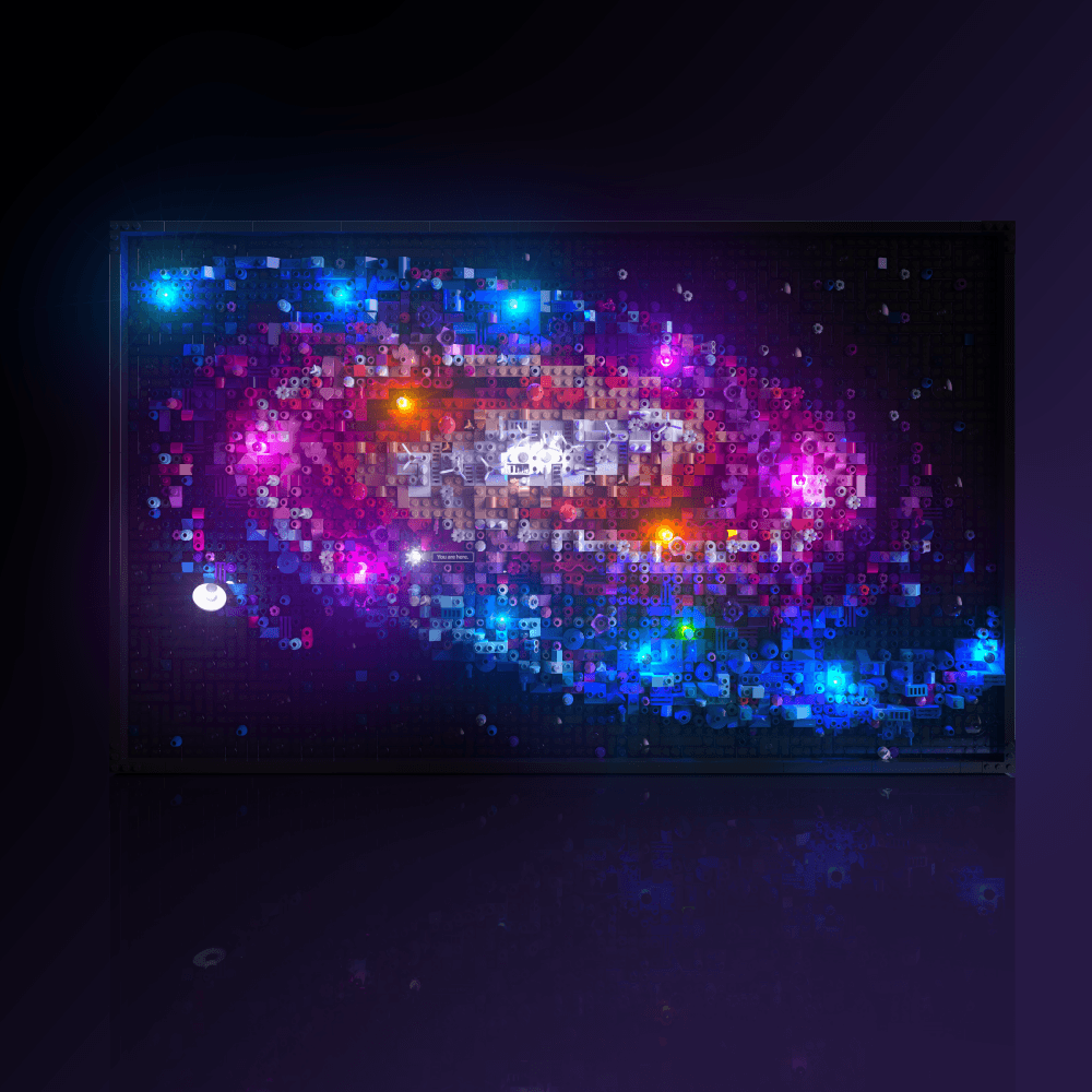 Light Kit for LEGO® The Milky Way Galaxy - 2.0 Light Kit by Extoril