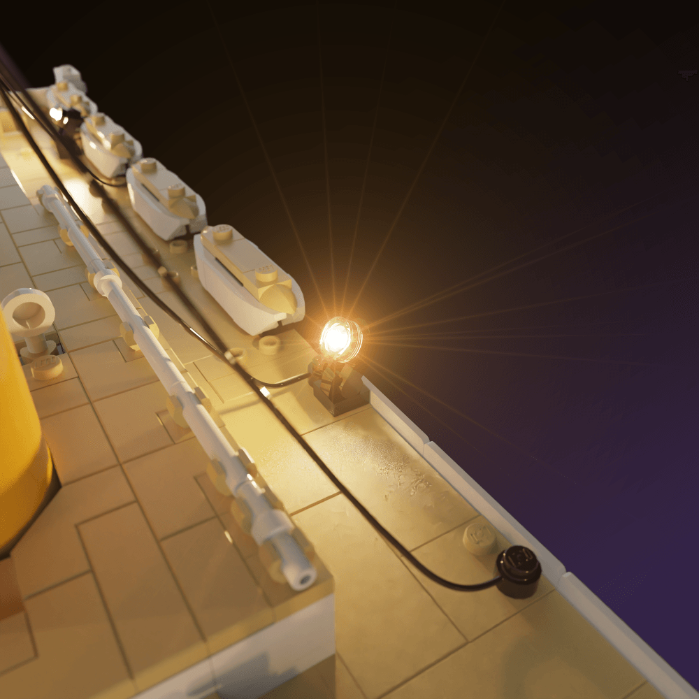 Light Kit for LEGO® Titanic - 2.0 Light Kit by Extoril