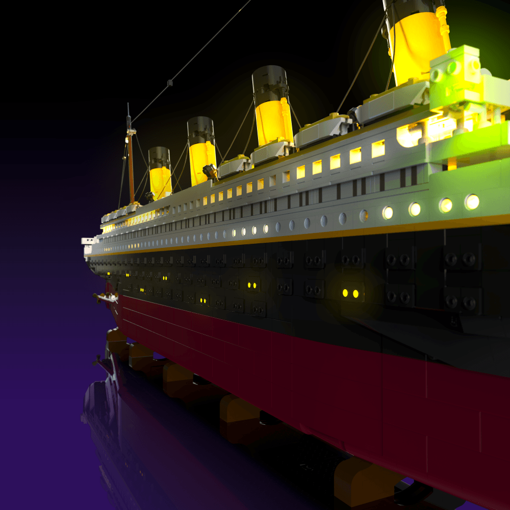 Light Kit for LEGO® Titanic - 2.0 Light Kit by Extoril