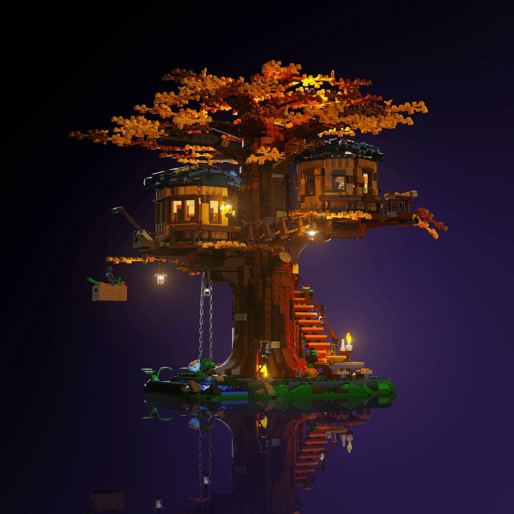 Light Kit for LEGO® Tree House - 2.0 Light Kit by Extoril