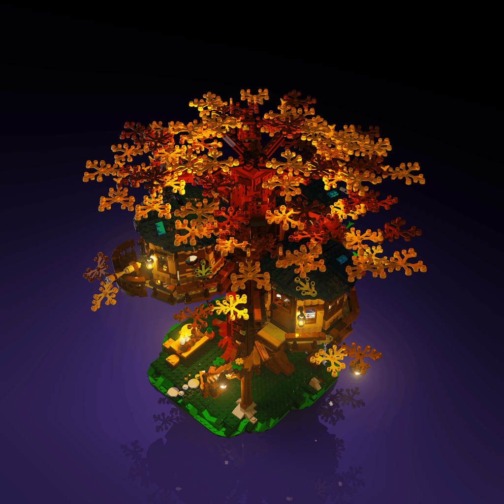 Light Kit for LEGO® Tree House - 2.0 Light Kit by Extoril