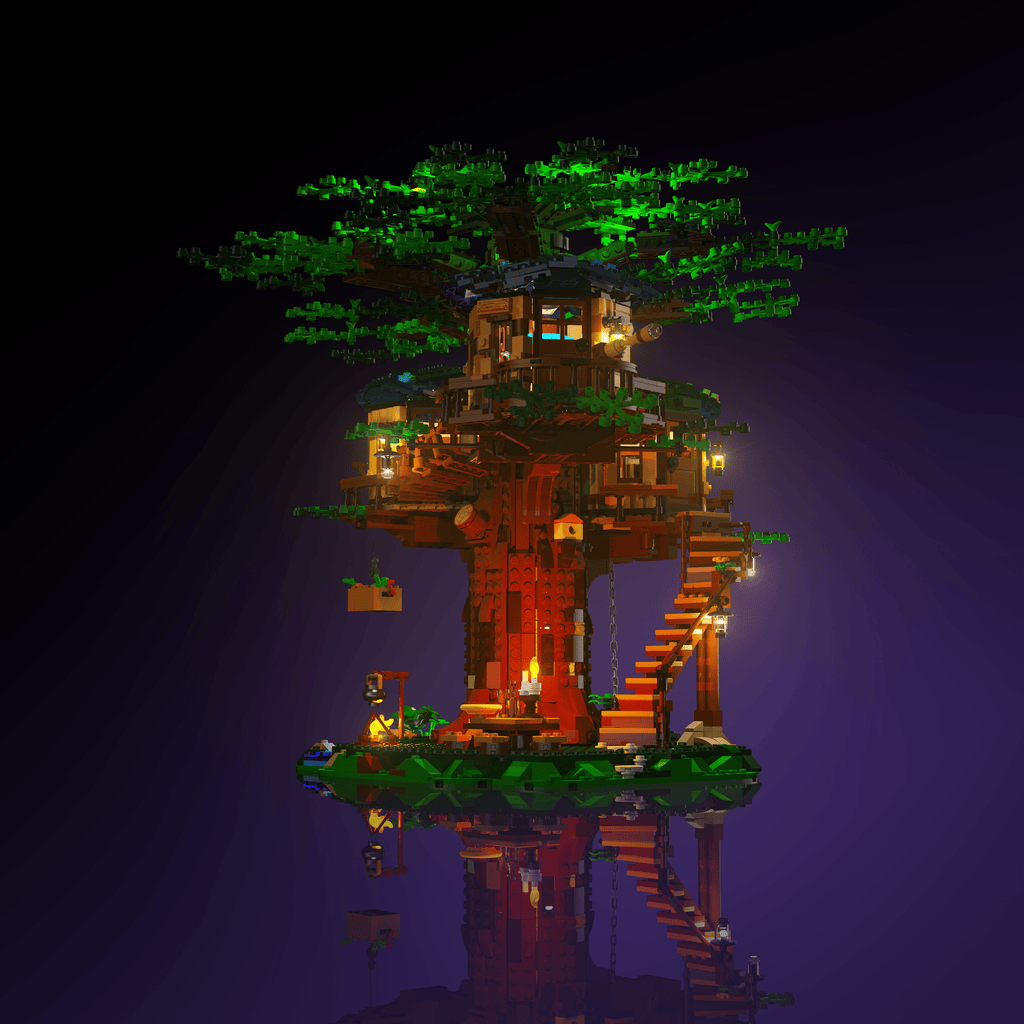 Light Kit for LEGO® Tree House - 2.0 Light Kit by Extoril