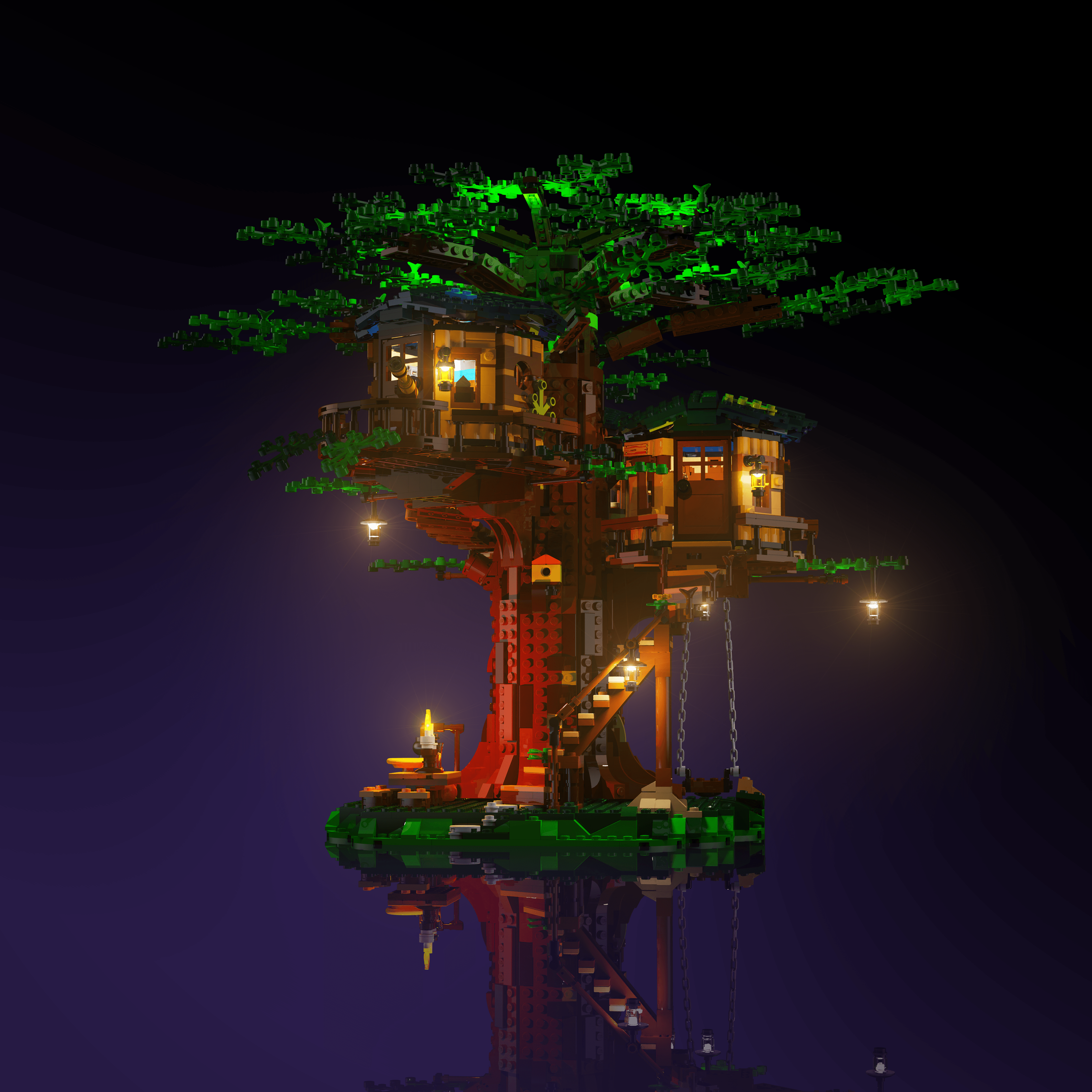 Light Kit for LEGO® Tree House - 2.0 Light Kit by Extoril