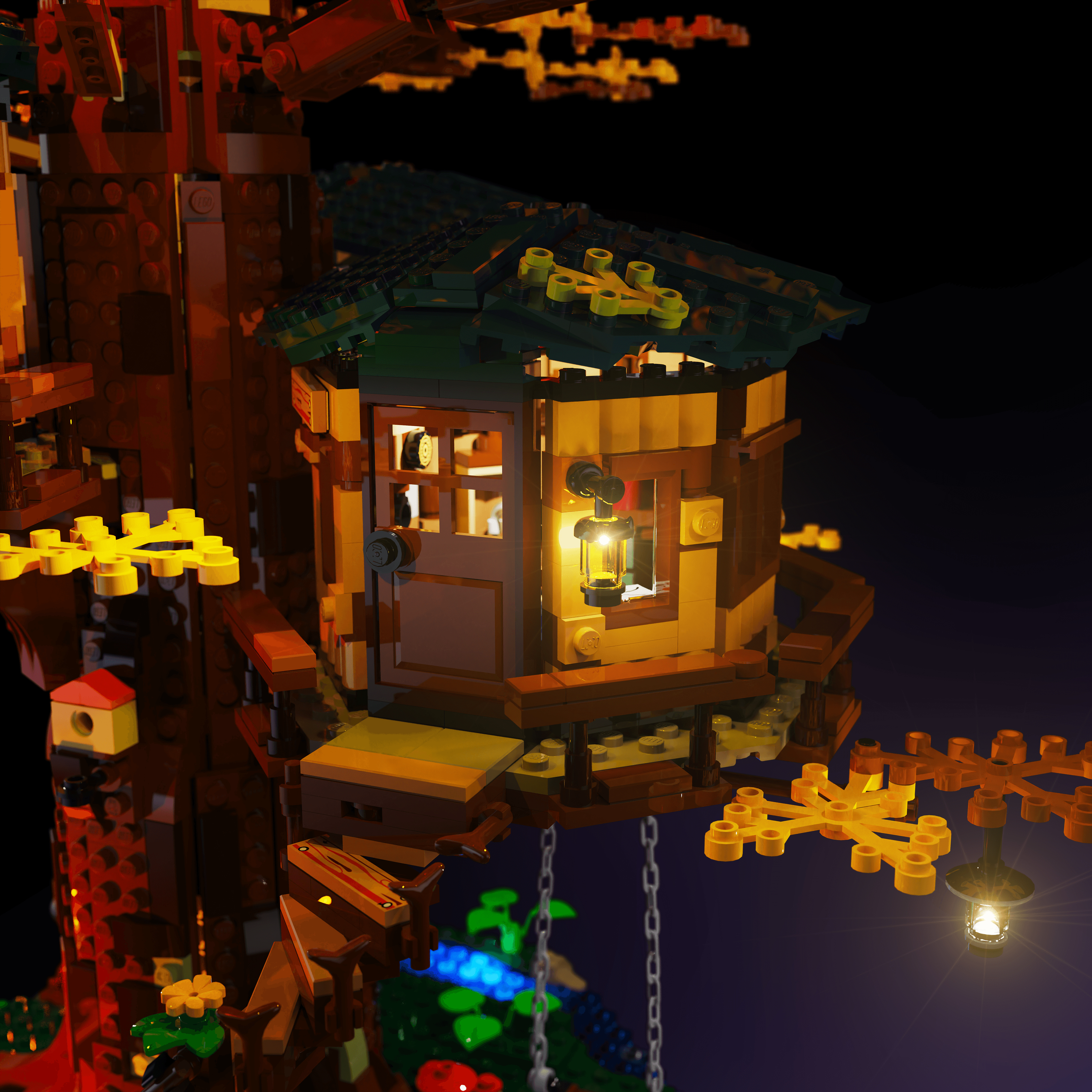 Light Kit for LEGO® Tree House - 2.0 Light Kit by Extoril